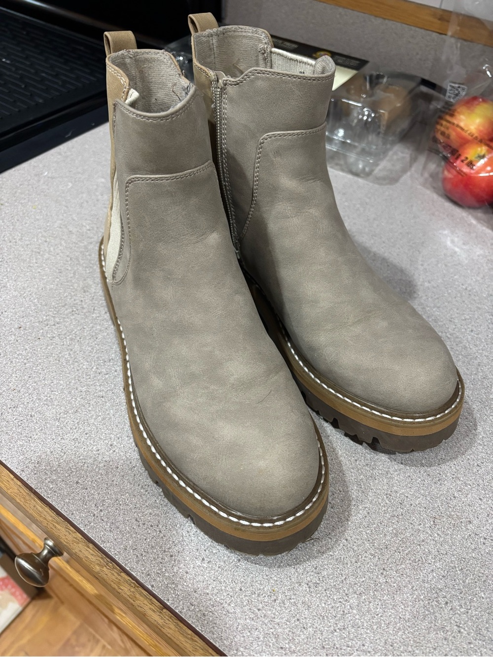 Tan ankle boot